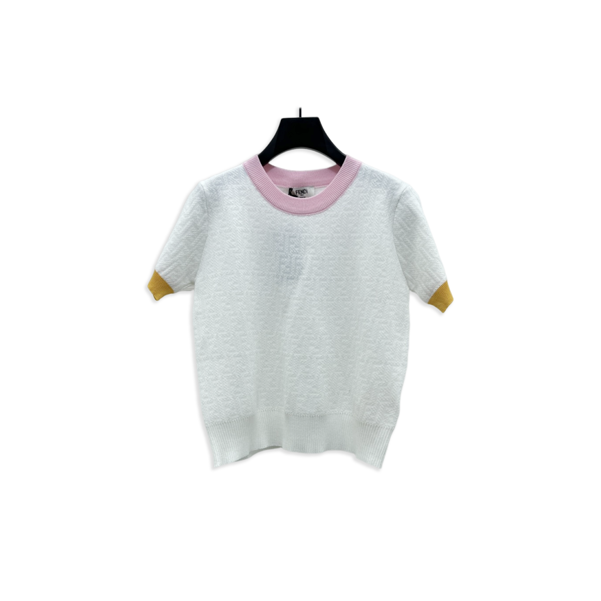 F**di crew neck knitted short sleeve